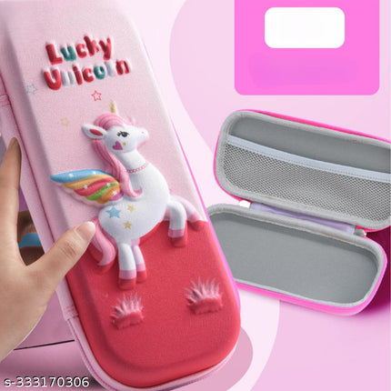 Maxbell 3D Eva Unicorn Pencil Case: Cute Cartoon Stationery Box for Girls - Perfect School Gift