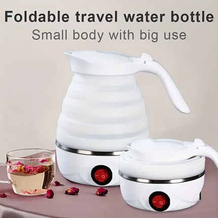 Maxbell Travel Folding Electric Kettle - Portable, Fast Boiling, Collapsible Design, 600ml, Boil Dry Protection