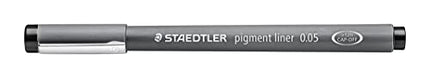 Staedtler Pigment Liner, Fineliner Pen For Drawing, Drafting, Journaling.05mm, Black, 308 005-9