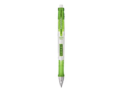 Paper Mate 1759214 Clear Point Mechanical Pencil Starter Set, 0.9 mm, Lime Green, Royal Blue, 2/Set
