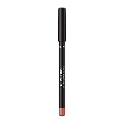 Rimmel Lasting Finish 8HR Soft Lip Liner Pencil - Vibrant, Blendable Formula to Lock Lipstick in Place for 8 Hours - 760 90's Nude, .04oz