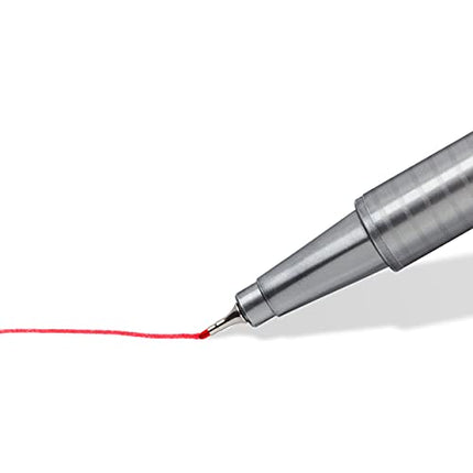 Staedtler Fineliner Drawing Pens .3mm 6 Count Triplus Fine Line, 6-Pack, Assorted Neon