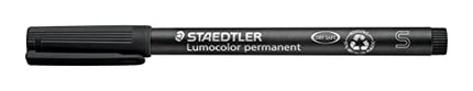 Buy Staedtler Lumocolor Permanent Marker Pen, 0.4mm, Refillable, Black 313-9 in India India