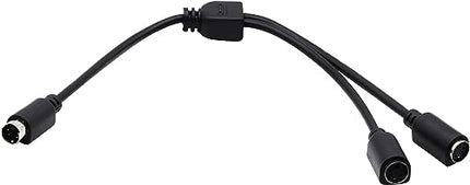 zdyCGTime S-Video Y Splitter Cable for Electronic Adapter, 11Inch, Black