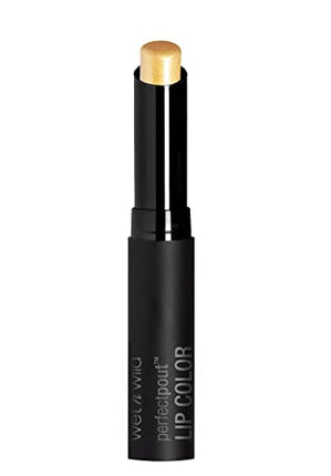 wet n wild Perfect Pout Lipstick, Gold Shimmer First Place Winner | Vegan | Gluten-Free | Cruelty-Free | Lip Color