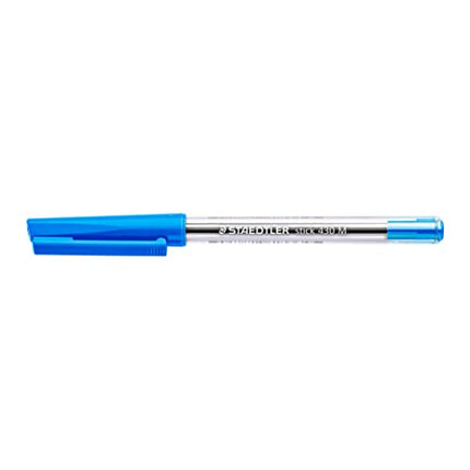 Buy Staedtler Stick 430 M-3 Ballpoint Pen Medium - Blue (Box of 10) in India India