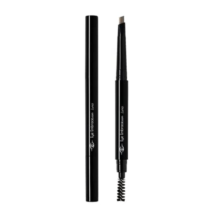 Eye Embrace Luna: Light Brown-Gray Eyebrow Pencil – Waterproof, Double-Ended Automatic Angled Tip & Spoolie Brush, Cruelty-Free
