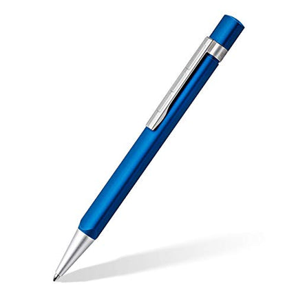 Staedtler 440TRX3B-9 Permanent Ballpoint Pen TRX B Lead Bold Triangle Shaft with Case Blue