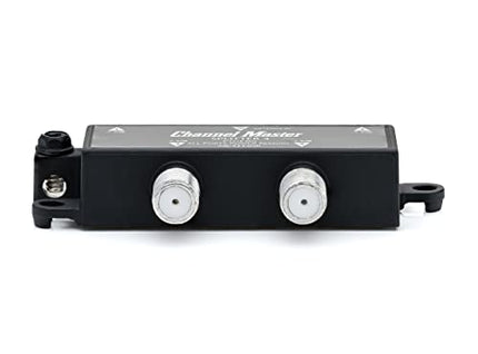 Channel Master Splitter 4, 4-Way Splitter with Power Passing Capability for TV Antenna and Cable Signals