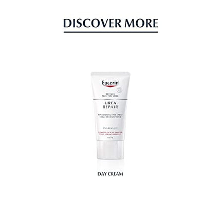 Eucerin Replenishing Skin Relief Face Cream (with 5% Urea) (50ml, Dermatalogical Skincare, Fragrance Free) by Eucerin
