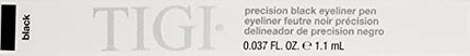 TIGI Cosmetics Precision Eyeliner Pen, Black, 0.037 Fluid Ounce