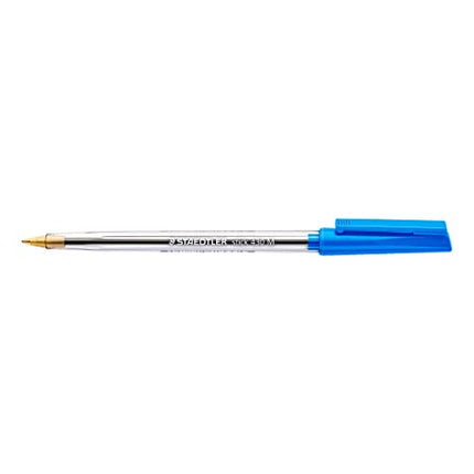 Buy Staedtler Stick 430 M-3 Ballpoint Pen Medium - Blue (Box of 10) in India India