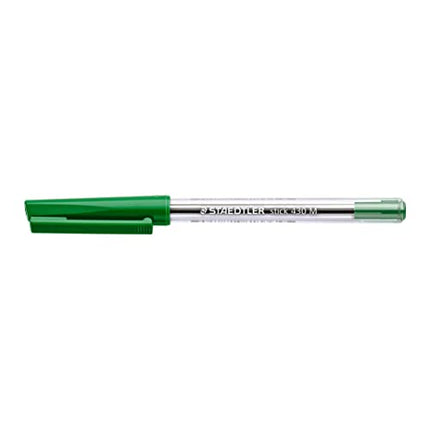 STAEDTLER Stick 430 M-5 Ballpoint Pen Medium - Green (Box of 10)