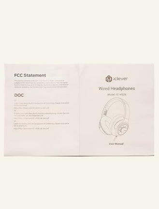 Buy iClever Kids Headphones with Cord, 85dBA Safe Volume Wired Headphones for Kids, Stereo Sound Fol in India