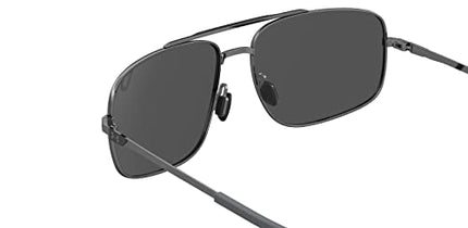 Buy Under Armour Men's UA Impulse Square Sunglasses, Shiny Dark Ruthenium Black, 59mm, 16mm in India India