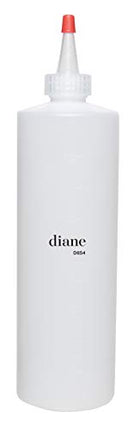 Diane Applicator Bottle for Hair Styling and Coloring – Large - 10”, 16oz Capacity – Clear – D855