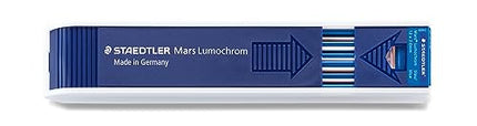 Staedtler Mars Carbon Lead, 2mm, Blue, 12 Lead (204-3)