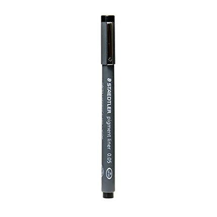 Staedtler Pigment Liner 0.05 mm black [Pack of 5] (60471-PK5)