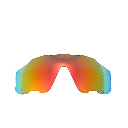NicelyFit Polarized Replacement Lenses for Oakley Jawbreaker Sunglasses (Fire Red Mirror)