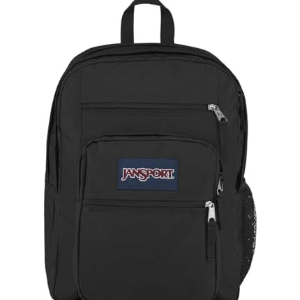 JanSport Laptop Backpack - Computer Bag with 2 Compartments, Ergonomic Shoulder Straps, 15” Laptop Sleeve, Haul Handle - Book Rucksack - Black