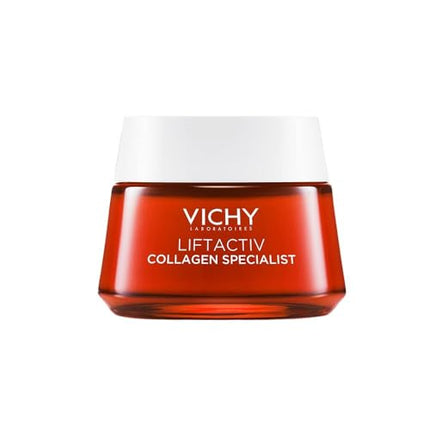 Vichy LiftActiv Peptide-C Anti-Aging Moisturizer, Vitamin C Face Cream with Collagen Peptides to Reduce Wrinkles, Firm and Brighten Skin, Paraben Free, 1.69 Fl Oz