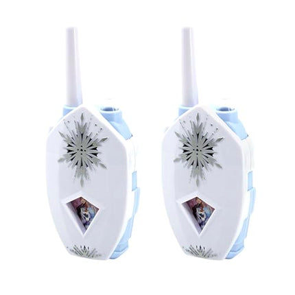 eKids Disney Frozen Walkie Talkies for Kids, Long Range Two Way Radios Designed for Fans of Frozen Toys