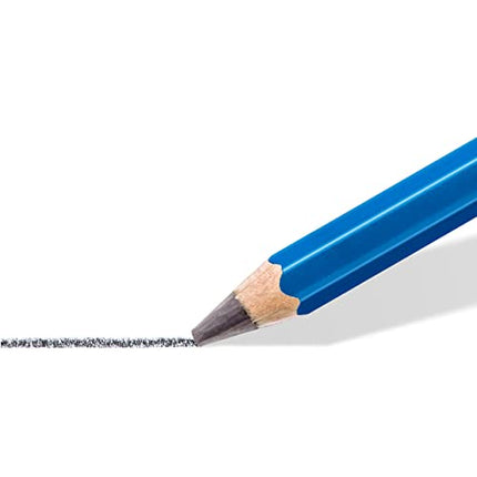 Staedtler Mars Lumograph 12B Graphite Art Drawing Pencil, Super Soft, Break-Resistant Bonded Lead, 12 Pack, 100-12B