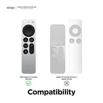 buy elago R5 Locator Case Compatible with 2022 Apple TV 4K Siri Remote 3rd Gen, Compatible with 2021 Apple TV Siri Remote 2nd Gen and Compatible with Apple AirTag - Full Access to All Functions in India.