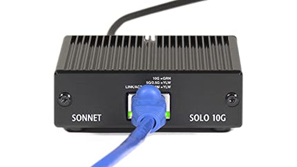 buy Sonnet Technologies Solo 10G Thunderbolt 3 to 10GBASE-T Ethernet Fanless Adapter in India