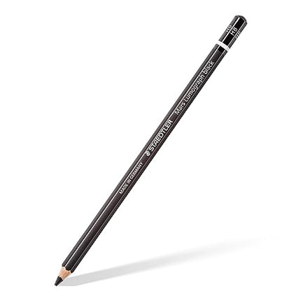 Staedtler Mars Lumograph Black Art Pencils, Presharpened HB/#2 Artist Pencils, Box of 12, 100B-HB
