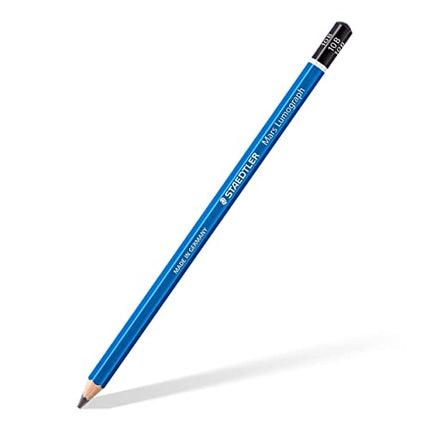 Buy Staedtler Mars Lumograph 10B Graphite Art Drawing Pencil, Very Soft, Break-Resistant Bonded Lead, 12 Pack, 100-10B in India India