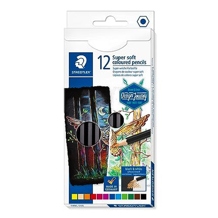 Buy STAEDTLER Super Soft Color Pencils, For Light & Dark Paper, Bright and Blendable, 12 Assorted Colors in Box, 149C C12 in India India