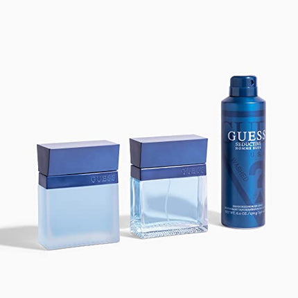 GUESS Fragrance Seductive Homme Blue Eau De Toilette Spray for Men, 3.4 fl oz