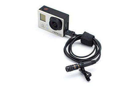 EDUTIGE ETM-001 Microphone - Omnidirectional 3.5mm 3-Pole(TRS) Microphone for GoPro, DSLR, Mirrorless Camera or Digital Audio Recorder