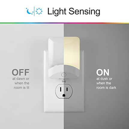 buy GE Color-Changing LED Night Light, Plug Into Wall, Dusk to Dawn Sensor, Ambient Lighting, for Bedroom in India