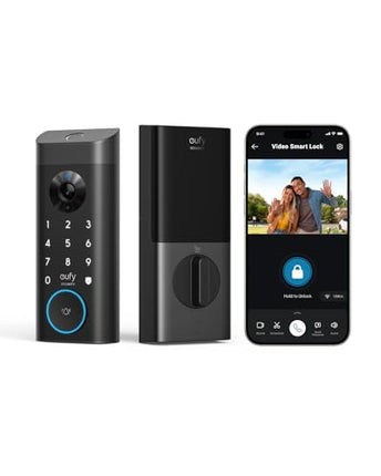 Buy eufy Security Video Smart Lock E330, 3-in-1 Camera+Doorbell+Fingerprint Keyless Entry Door Lock in India