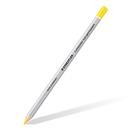 Staedtler Lumocolour Non Permanent Omnichrom Pencil - Yellow (Box of 12)