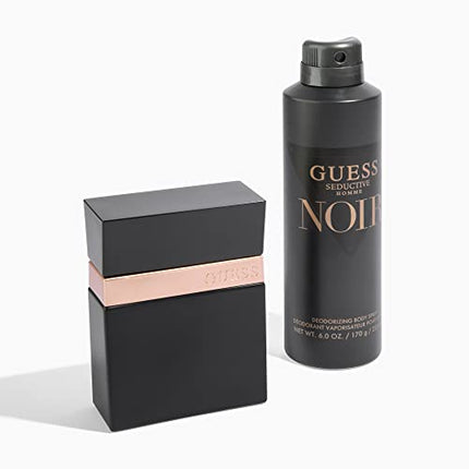 GUESS Seductive Homme Noir 3.4 oz EDT Spray RETAIL