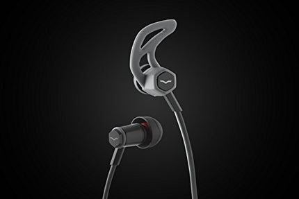 V-MODA Forza In-Ear Hybrid Sport Headphones with 3-Button Remote & Microphone - Apple Devices, Black