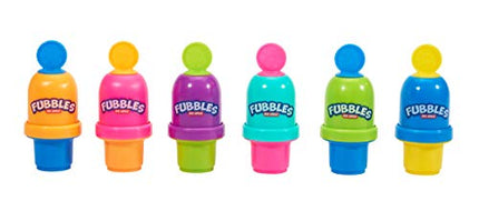 Fubbles Bubbles No-Spill Bubble Tumbler for Babies Toddlers and Kids | Includes 6oz Bubble Solution and Bubble Wand (Tumbler Colors May Vary)