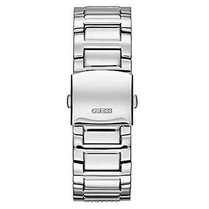 Guess Frontier Quartz Crystal Silver Dial Men's Watch W0799G1