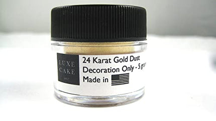 Buy 24 Karat Gold Luxury Luster Cake Dust, 5 grams for Cakes, Cupcakes, Cookies, Icing, Chocolate Wedding in India