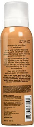 Sally Hansen Airbrush Legs, Leg Spray-On Makeup, Medium Glow 4.4 Oz