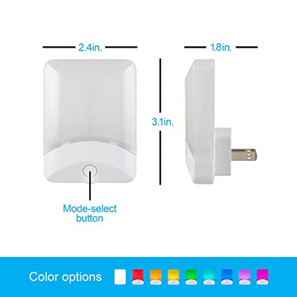 buy GE Color-Changing LED Night Light, Plug Into Wall, Dusk to Dawn Sensor, Ambient Lighting, for Bedroom in India