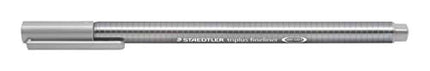 STAEDTLER Triplus Fineline 334 – Superfine Tip 0.3 mm Silver-Grey