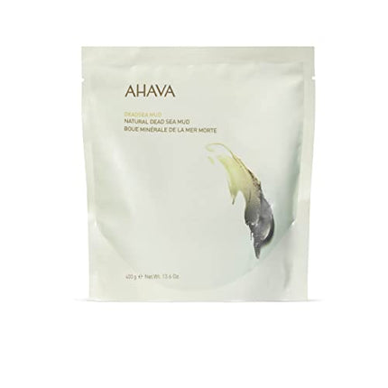 AHAVA Natural Dead Sea Mud for Body - Exclusive Black, Creamy Dead Sea Mud to Purifiy, Soften & Refine Skin, Soothes Discomfort, Enriched with Potent Minerals of Dead Sea blend Osmoter, 13.6 Oz