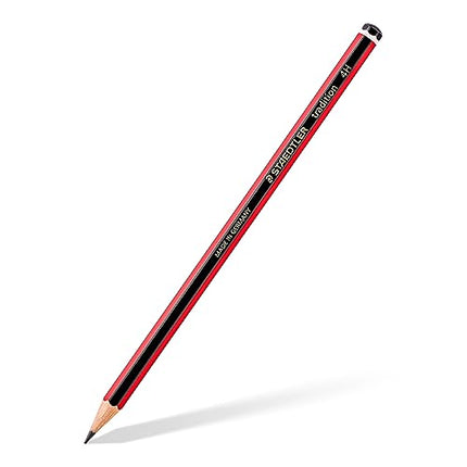 STAEDTLER 110-4H Tradition Graphite Pencil for Drawing & Sketching - 4H (Box of 12)