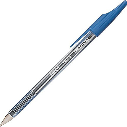 Pilot The Better Ball Point Pen Refillable Ballpoint Stick Pens, Medium Point, Blue Ink, 12-Pack (36711)