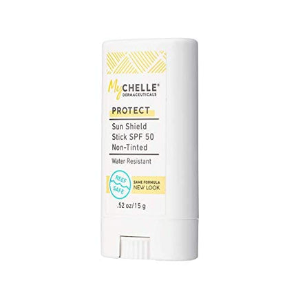 Buy MyCHELLE Dermaceuticals Sun Shield Stick SPF 50 Non-Tinted (0.52 Oz) - Natural Zinc Sunscreen with V in India