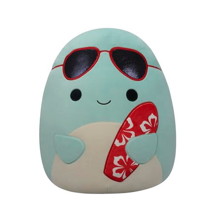 Buy Squishmallows Original 14-Inch Perry Teal Dolphin with Red Surfboard - Official Jazwares Large Plush in India